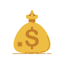 banking, Money, Business, Currency, Coins, graphic, Bank SandyBrown icon