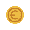 graphic, coin, banking, gold, Money, Currency, Business SandyBrown icon