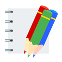 pencil, Draw, Colored WhiteSmoke icon
