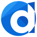 Logo, d, online, media, network, Social RoyalBlue icon