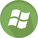 Logo, Os, windows, windows 10 DarkSeaGreen icon