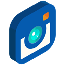network, images, online, media, Social, internet, Instagram Teal icon