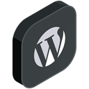 website, media, Wordpress, Social, network DarkSlateGray icon