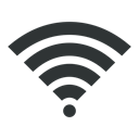 signal, network, internet, Connection, Wifi, wireless, Communication Black icon