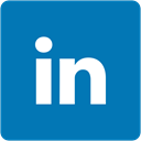Address book, Business, Linkedin, Linked in, square, contacts, Contact DarkCyan icon