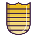 Crest, sticker, Badge, shield, Label Black icon
