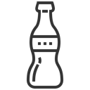 cola, beverage, Bottle, Juice Black icon