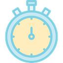 time, miscellaneous, stopwatch, Tools And Utensils, interface, Wait, timer, Chronometer Bisque icon