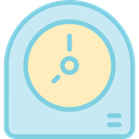 miscellaneous, watch, Tools And Utensils, time, tool, Clock PaleTurquoise icon