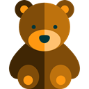 bear, children, Fluffy, Animals, puppet, teddy bear, Animal, childhood SaddleBrown icon