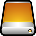 mac, storage, Disk, drive, Removable, generic Goldenrod icon
