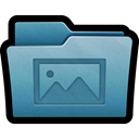 Folder, mac, my pictures, photos, Pictures, images, photography SteelBlue icon
