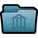 Archive, Data, mac, Folder, Library SteelBlue icon