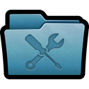 Folder, repair, mac, preferences, tools, Utilities, configuration SteelBlue icon