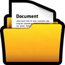 Folder, my, documents, win, office Gold icon