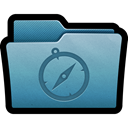 Folder, mac, Sites, Favorites, websites, bookmarks, web SteelBlue icon
