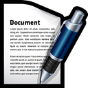 document, word, File, write Black icon