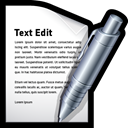 Edit, word, write, Text, mac Black icon