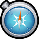compass, mac, Browser, Apple, chrome, safari SteelBlue icon