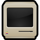 Classic, old, Macintosh, Crt, Computer Silver icon