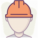 work, Accident prevention, Building, Protection, Construction, Control, security Linen icon