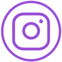 Pictures, Instagram DarkOrchid icon