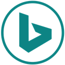 Bing, search, internet, engine Teal icon