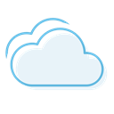 Cloudy, weather AliceBlue icon