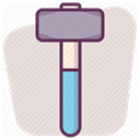work, repair, hand tool, construction tools, Construction, Building, tools Gainsboro icon