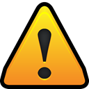 warning, Alert, danger, notification Goldenrod icon