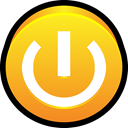 off, turn off, on, switch, stand, power, by Goldenrod icon