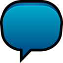 Blank, Message, talk, Balloon, Chat DarkCyan icon