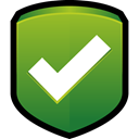protect, shield, ok, tick, security OliveDrab icon