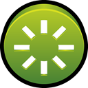 power, restart, spark OliveDrab icon
