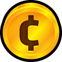 coin, Finance, Dollar, cent, financial, Currency, payment Orange icon