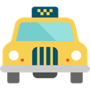 Automobile, Car, transportation, Cab, taxi, transport, vehicle SandyBrown icon