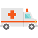 transport, emergency, vehicle, transportation, medical, Ambulance, Automobile Gainsboro icon
