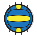 volleyball, Ball, Game, sports, play, sport Black icon