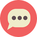Conversation, Communication, Message, Bubble, Chat Tomato icon