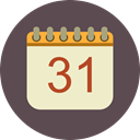 Schedule, date, day, table calendar, Calendar DimGray icon