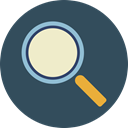 search, glass, Magnifier, tool DarkSlateGray icon
