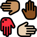 Charity, donation, Solidarity, Hands, Hands And Gestures Black icon