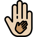 Charity, miscellaneous, Solidarity, Hand, support Wheat icon