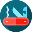 Switzerland, miscellaneous, Blade, Tools And Utensils, equipment, Swiss Army Knife Teal icon
