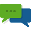 Multimedia, speech bubble, Communications, Chat, Conversation, Communication OliveDrab icon