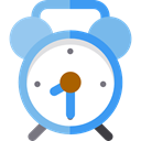 alarm clock, time, Clock, miscellaneous, timer SkyBlue icon