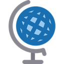 Earth Globe, Maps And Location, Planet Earth, Earth Grid, planet, Geography, Maps And Flags SteelBlue icon