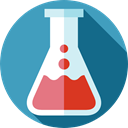 chemical, education, flask, Flasks, science, Chemistry, Test Tube SteelBlue icon
