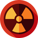 signs, Radioactive, radiation, Energy, industry, power, Alert, nuclear Crimson icon