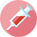 vaccine, Healthcare And Medical, medical, syringe, Health Care LightPink icon